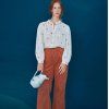 EMILE ET IDA Pants STRAIGHT CANELLE - BRIQUE