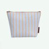 THE STICKY SIS CLUB Toaletní taška Knitted stripes - marzipan + sky