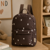 STUDIO NOOS Midi backpack Puffy - Brown Hearts