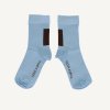 Monk and Anna socks graphic shape blue