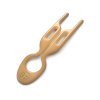 FIONA FRANCHIMON Sada tří vlasových spon - NO.1 Hairpin - Smooth caramel