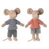 MAILEG Myšky LouiMax a Stella - malá sestra/bratr S25