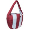 STUDIO NOOS Taška Cross body - Bold Stripe Bordeaux/Light Blue