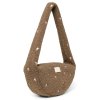 STUDIO NOOS Taška Cross body Teddy Mini - Brown Hearts