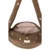 STUDIO NOOS Taška Cross body Teddy Mini - Brown Hearts
