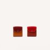 THE STICKY SIS CLUB Pouzdro na Airpods Brick - Biscotti beige + brick red + poppy red