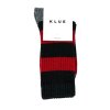 KLUE Ponožky Merino  Black and red 36 - 40