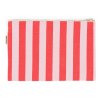 ROSE IN APRIL Pouzdro LILI - Stripes Tomato / Candy Pink