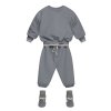 GRAY LABEL Mikina pro miminka GOTS - Stone Grey