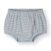 GRAY LABEL Kraťasy Baby Bloomer GOTS - Stone Grey - Cream