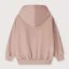 GRAY LABEL Mikina s kapucí na zip GOTS - Faded Pink