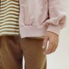 GRAY LABEL Mikina s kapucí na zip GOTS - Faded Pink