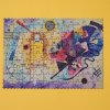 LONDJI Kapesní puzzle Tiny Žlutá–červená–modrá - 100 pcs
