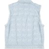 SISTERS DEPARTMENT Džínová vesta light blue - Zebra