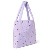 STUDIO NOOS Taška mom bag Puffy -  Purple Hearts