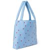 STUDIO NOOS Taška  mom bag Puffy - Light Blue Hearts