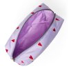 STUDIO NOOS Pouzdro Puffy - Purple Hearts