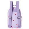 STUDIO NOOS Mini batoh Puffy - Purple Hearts