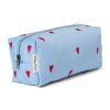 STUDIO NOOS Pouzdro Puffy - Light Blue Hearts