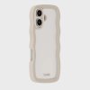 HOLDIT Kryt na mobil iPhone 16 - Light Beige/Transparent