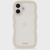 HOLDIT Kryt na mobil iPhone 16 - Light Beige/Transparent