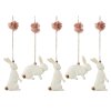 MAILEG Velikonoční kovové ozdoby Bunny - 5pcs S26