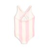 KONGES SLOJD Dívčí plavky POMIA - CANDY ROSE STRIPE