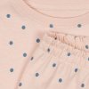 KONGES SLOJD Set tričko a kraťasy LIN - ROSEWATER DOT