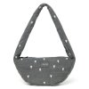 STUDIO NOOS Taška Cross body Mini  - Denim Grey Hearts