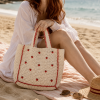 EMILE ET IDA Crochet bag STRAWBERRIES - CREME