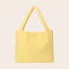 STUDIO NOOS Taška mom bag Puffy - Textured Butter Yellow