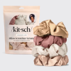 KITSCH Saténové gumičky - Blush