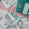 KIDYWOLF Kreslicí tablet Kidydraw mini Kidywolf - Animals around the world