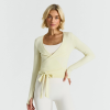 SISTERLY TRIBE Ballet Wrap Top - Lemonade