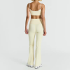 SISTERLY TRIBE Legíny Softsculpt Flared Leggings - Lemonade