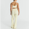 SISTERLY TRIBE Legíny Softsculpt Flared Leggings - Lemonade