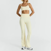 SISTERLY TRIBE Legíny Softsculpt Flared Leggings - Lemonade