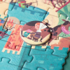 LONDJI Puzzle Středověký hrad - 100 pcs