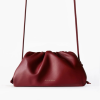 FREYA ESTEPHAN Kožená kabelka medium - Burgundy
