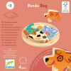 DJECO Dřevěné puzzle Zvířata