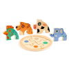 DJECO Dřevěné puzzle Zvířata