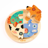 DJECO Dřevěné puzzle Zvířata