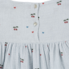KONGES SLOJD Bavlněné šaty COCO - CHERRY BLUE COEUR