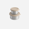 AYA&IDA Misky Snack - 100 ml + 200 ml - Cream Beige