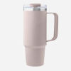 AYA&IDA Termo hrnek s brčkem 885 ml - Soft Rose
