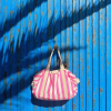 ROSE IN APRIL Taška  RAPHAEL - Neon pink Stripes