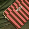 ROSE IN APRIL Obal na notebook 13/14' Octave - Stripes Funky pink / Olive