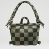 ÖLEND Taška Ona Soft - Check sage + Forest green