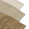 LIEWOOD Mušelínové pleny Lewis 3-Pack - Sandy mix