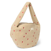 STUDIO NOOS Taška Cross Body Teddy - Ecru Hearts